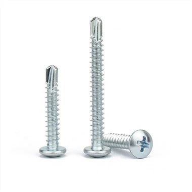 Vít tự khoan đầu Phillips mạ kẽm