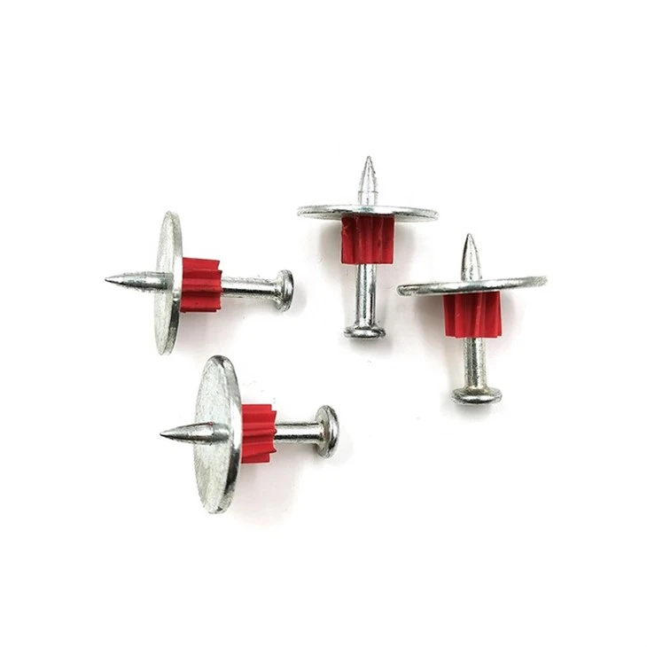 drive pin shooting nails with metal washer