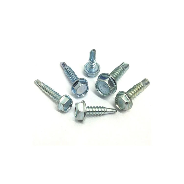 Zinc Plated Hex Head Self Drilling Screws